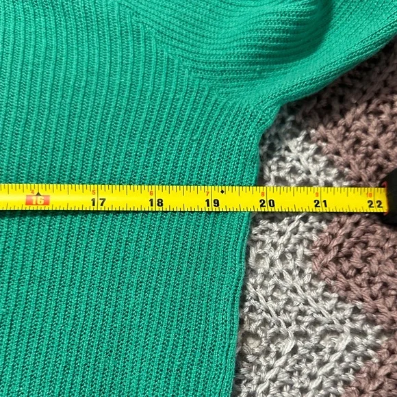 Brooks Brothers Turquoise Knit Half-Zip Sweater - Picture 5 of 5